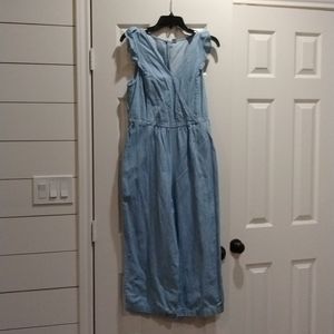 Jean Jumpsuit with Pockets